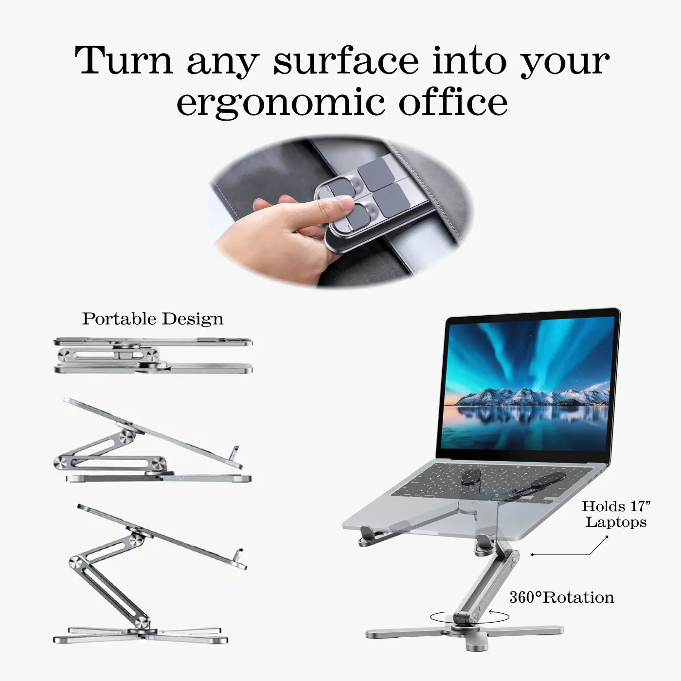 DrHealWell EXO 360° Laptop Stand